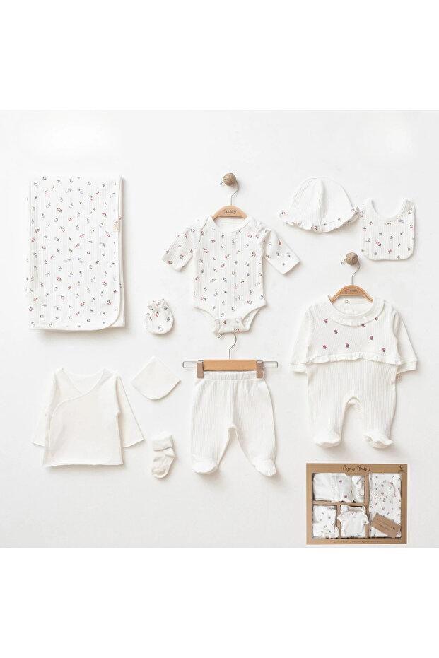 Bebe Girl 0-3 Months Flower Embroidered 10L