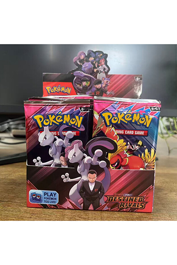1 box 360Pcs Pok Card Prismatic Evolutions PHANTASMAL FLAMES Scarlet Violet 151 Black Bolt English B