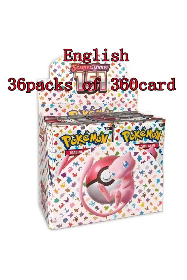 1 box 36 packs-N Hot 360Pcs English Pokémon TCG: Sword Shield Evolving Skies Booster Box Pokemon Tra