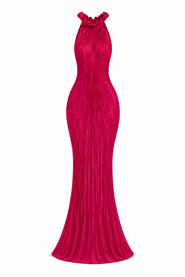 Fuchsia Flame Elbise