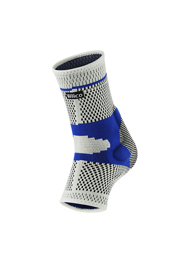 XL AB211-GY Lightweight High Elastic Fitted Ankle Brace, Shock Absorption Pressure Relief for Daily