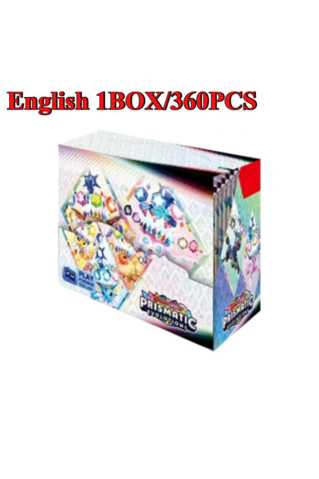 PRISMATIC 1BOX 90/360PCS Pokémon Card Packs 151, ASCENDED HEROES 。Evolutions,PALDEAN FATES,En