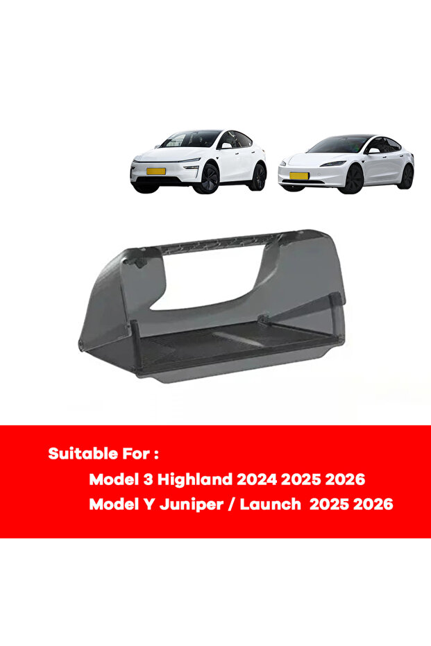 NEW MODEL 3 Y For Tesla Model Y Juniper Model 3 Highland 2025 2026 Under Screen Hidden Storage Box B