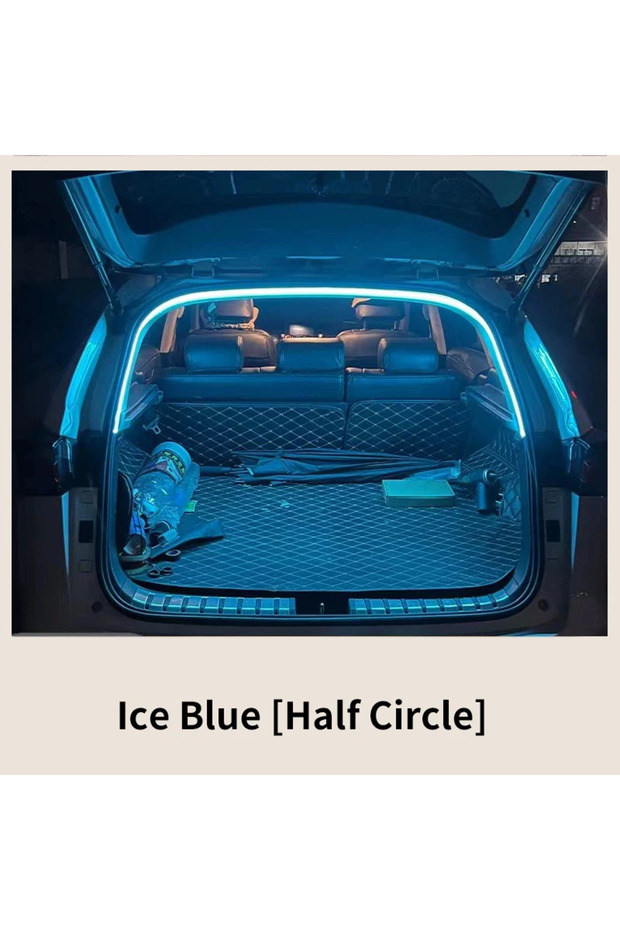Red 2M Ice blue Car high brightness trunk lighting ambient light interior decoration LED wiring free
