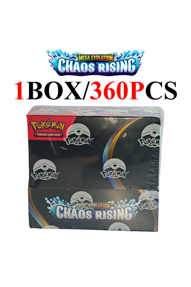 CHAOS RISINC 1BOX 90/360PCS Pokémon Card Packs 151, ASCENDED HEROES 。Evolutions,PALDEAN FATES