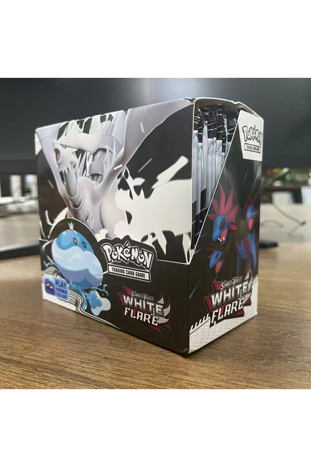 1 box 360Pcs Pok Card Prismatic Evolutions PHANTASMAL FLAMES Scarlet Violet 151 Black Bolt English B