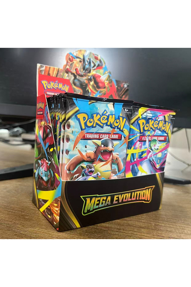 1 box 360Pcs Pok Card Prismatic Evolutions PHANTASMAL FLAMES Scarlet Violet 151 Black Bolt English B