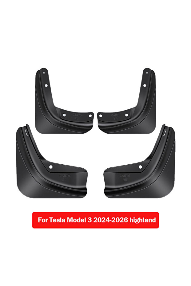 Model 3 2024-2026 For Tesla Model Y Model 3 Highland 2026 Accessories Mud Flaps Stay Clean Protect P