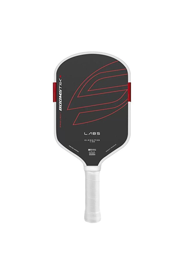 black LABS Project Boomstk Elongated Pickleball Paddle 16mm Boom Core Racket Pure Foam Paddle