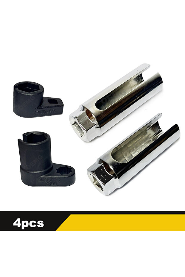 4pcs Oxygen Sensor Socket 22mm O2 Sensor Wrench Tools for 3/8 Drive 1/2 Drive Automotive Oxygen Sens