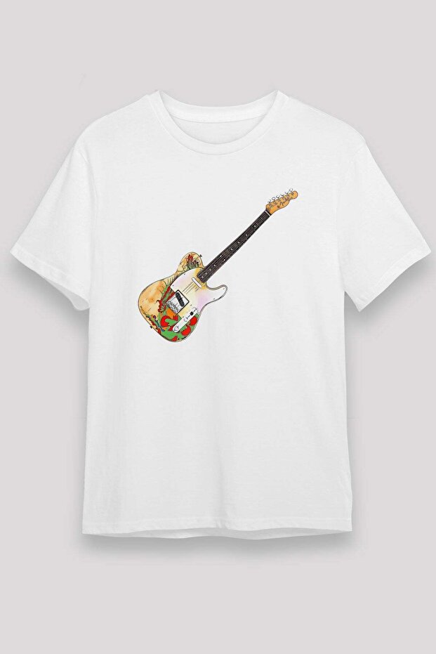 Guitarist White Unisex T-Shirt T-Shirt