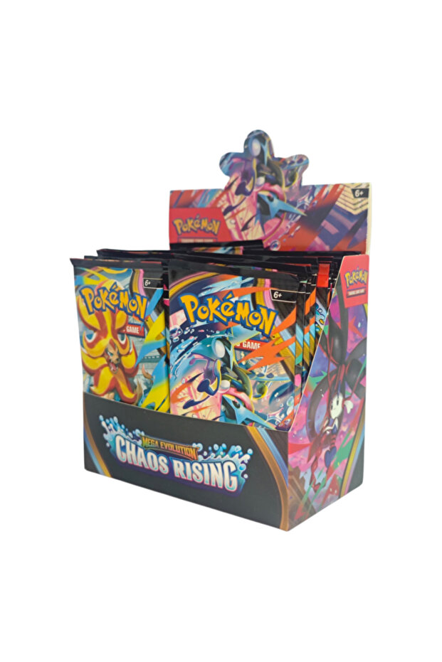 CHAOS-1BOX 360 Pcs/Box Pokemon Card MEGA EVOLUTION Phantasmal Flames Game Cartoon English Boo
