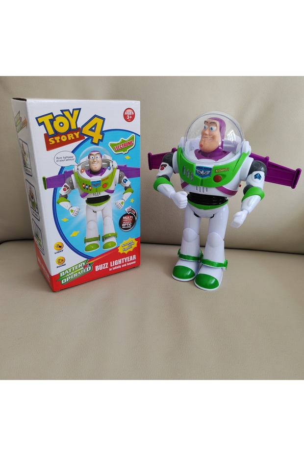 With Box With wings Electric Walking Space Robot Doll Movable Joint Model Toy Creative Birthd