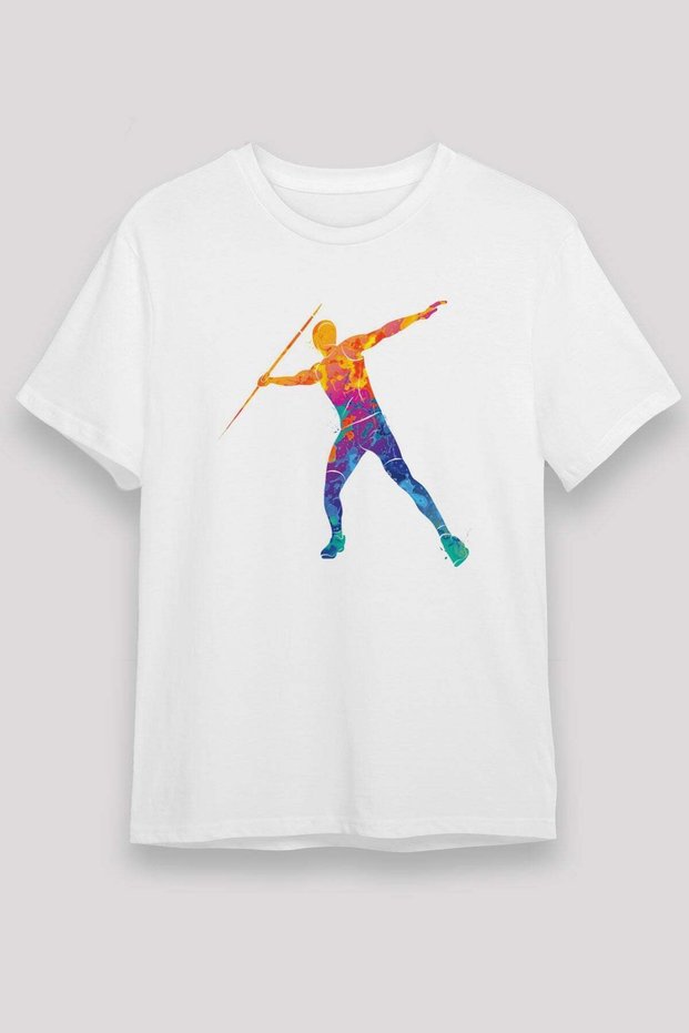 Athlete White Unisex T-Shirt T-Shirt