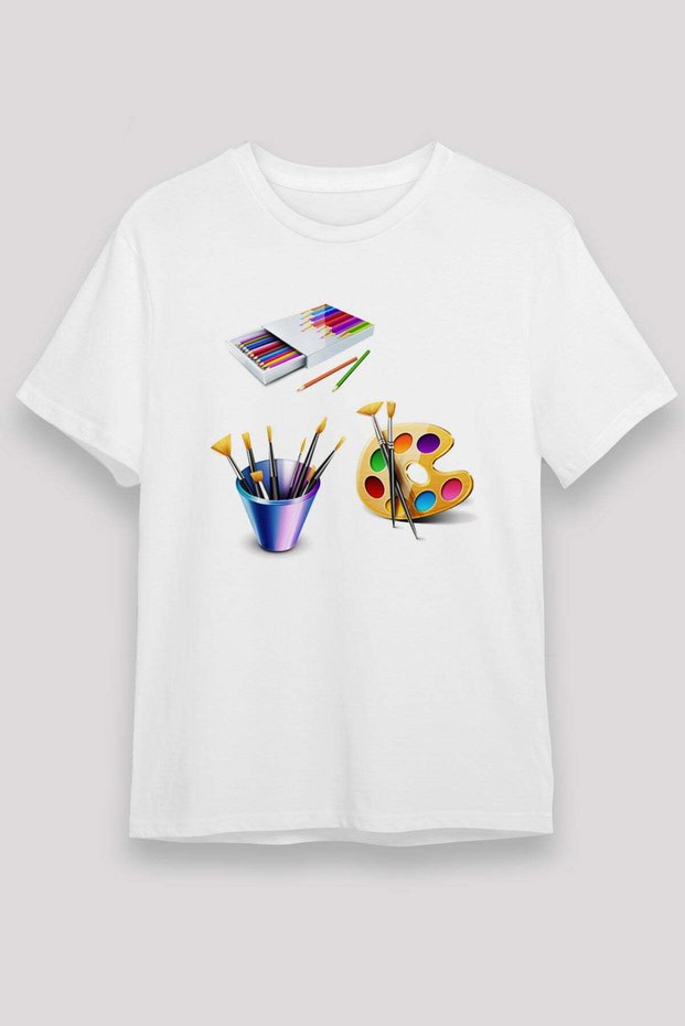 Painter White Unisex T-Shirt T-Shirt