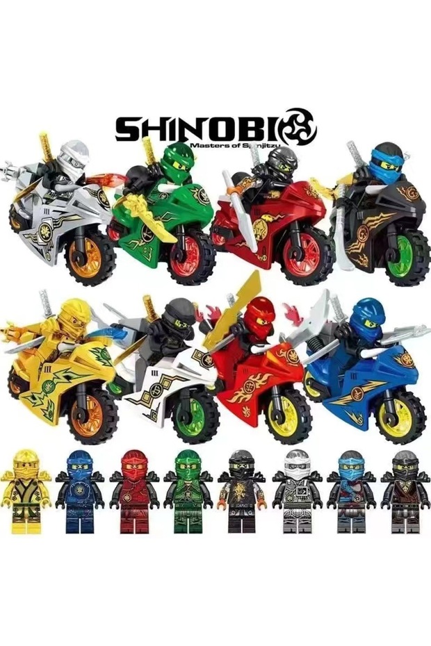 FlameMotorcycleNinja 2026 Hot anime ninja characters, humanoid dolls, toys, birthday gifts, cartoon