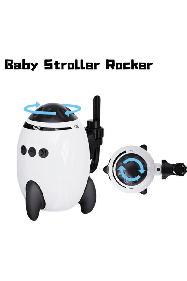 Portable Automatic Baby Rocker Device for Pram Stroller Hands Free Rocking With Soothing