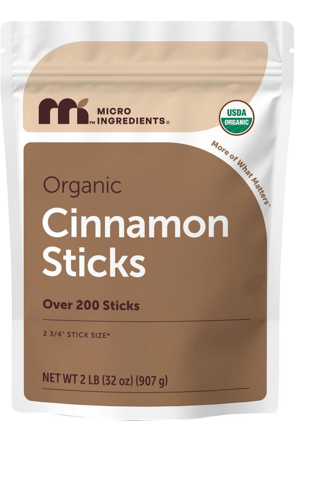 Organic Cinnamon Sticks Whole, 2lb (200+ Sticks) | Bold Aroma, Great for Tea & Cooking