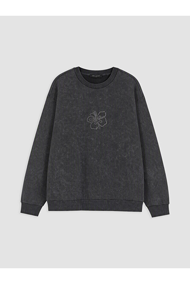 I Zero Roba Collar Stone Women's Sweatshirt from Freezen Store