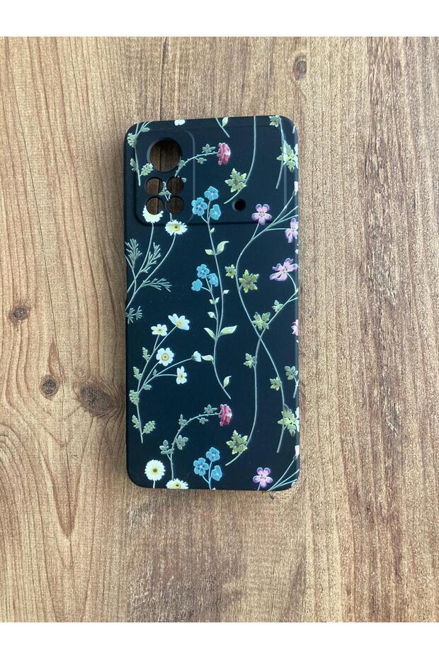 Poco X4 Pro 5g Vine Flower Printed Inside Velvet Premium Silicone Phone Case