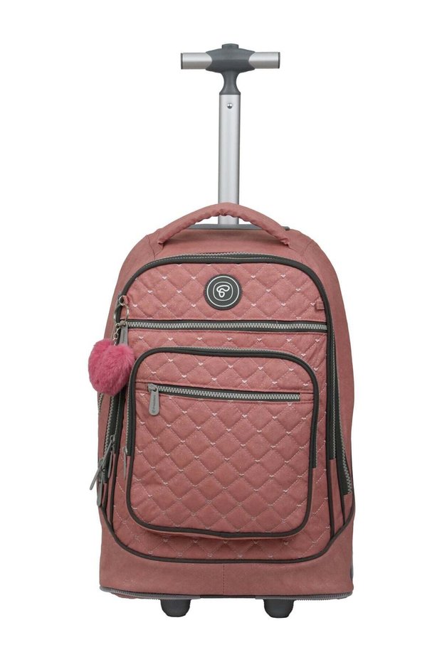 Kids Backpack, Rolling Backpacks For Girls, Fashion Printed Trolley School Bags, Large Capacity Wheeled Luggage Bag, Kids' Water poof Backpack, Students Book Bag For School Girls, Girls Scho