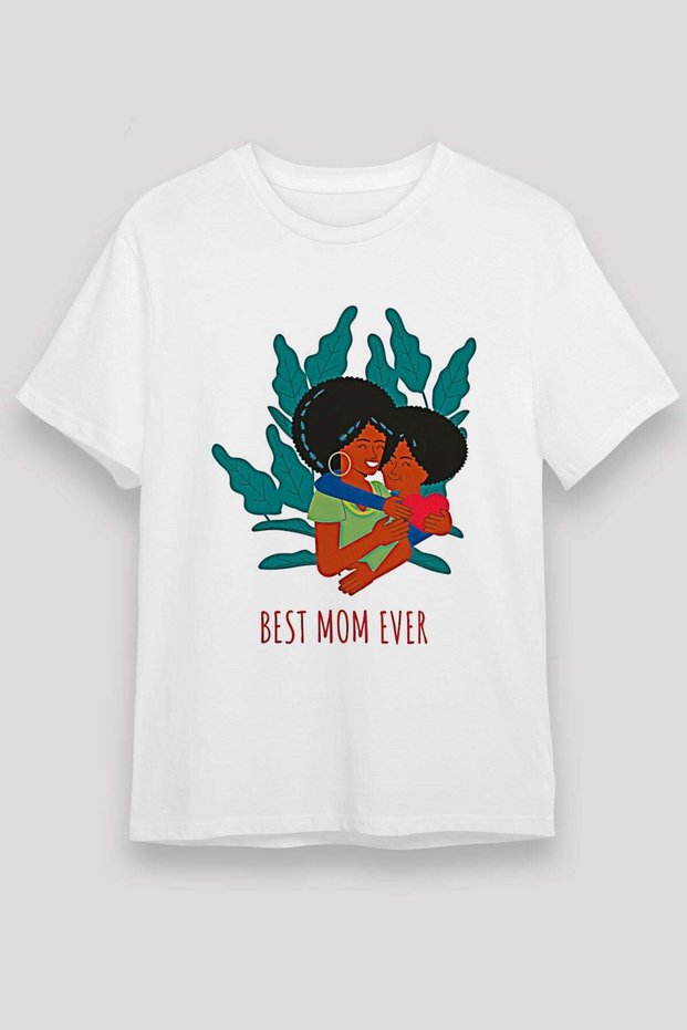 Mother's Day Unisex Printed White T-Shirt - Tshirt
