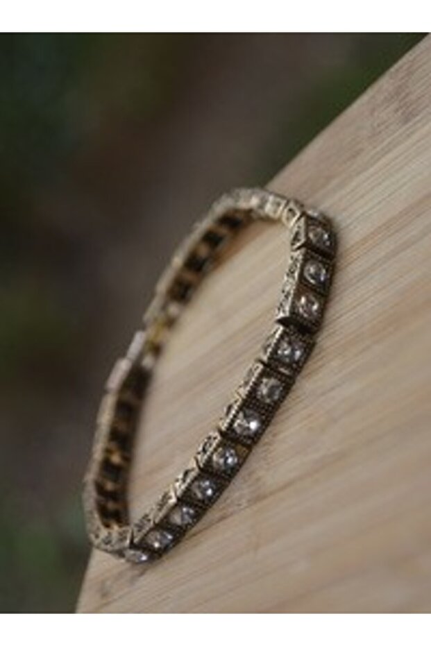 Zircon Bracelet - Bronze Color -