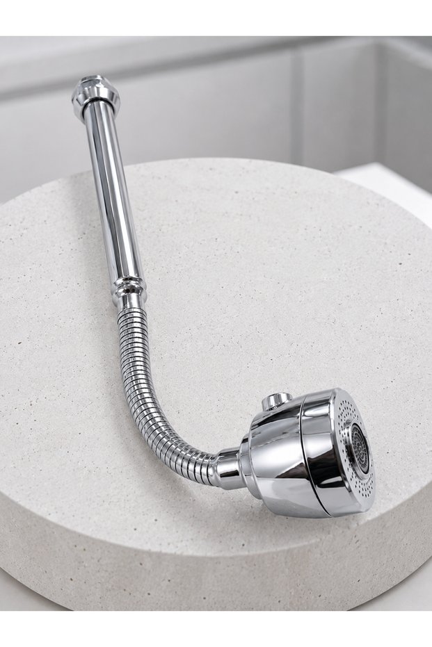360 ° جهاز تمديد رأس الصنبور من الكروم قابل للدوران
