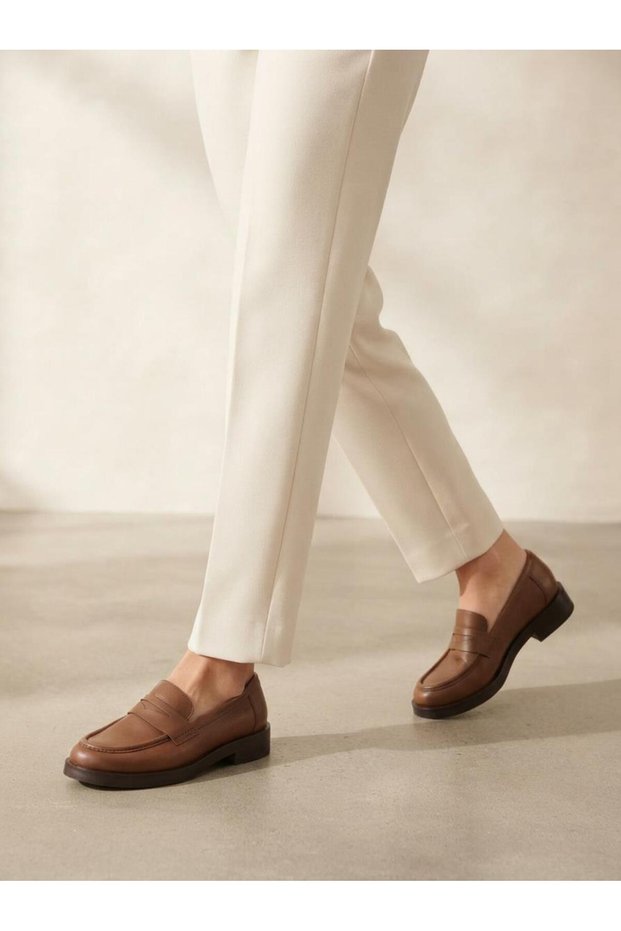 Mink Leather Orthopedic Masculine Women's Shoes