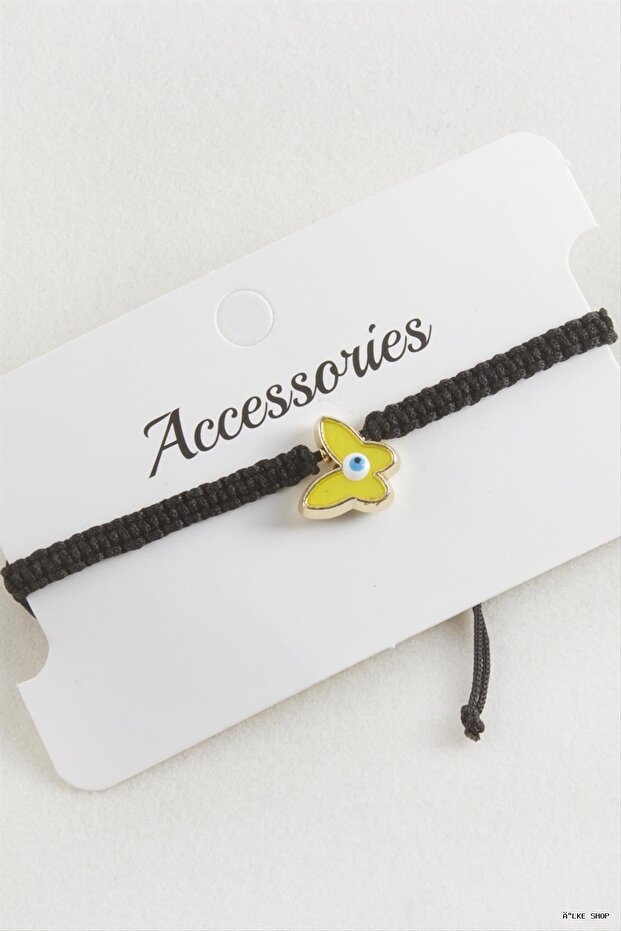 Ilkestor Macrame Braided Bracelet (203122) Yellow