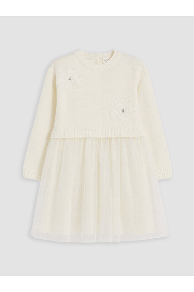 Esvab • Modern & Distinctive Zero Roba Collar Girls' Tutu Dress
