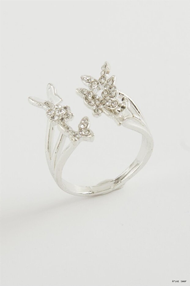 Ilkestor Zircon Stone Ring (205005) Silver Color