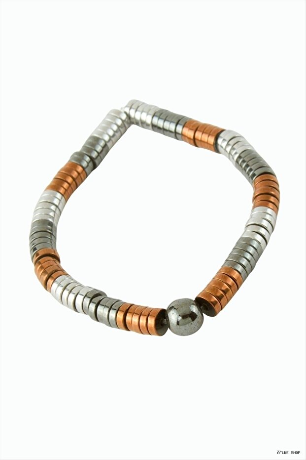 Ilkestor Hematite Natural Stone (224144) Bracelet Yellow