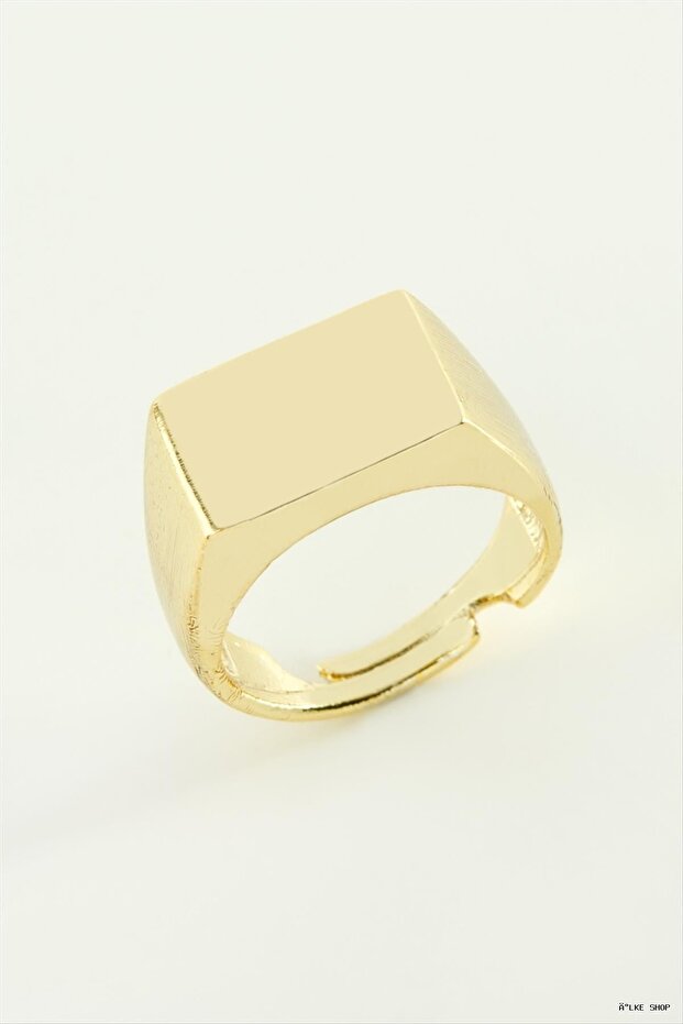 Ilkestor Name Engravable Metal (230148) Ring Yellow