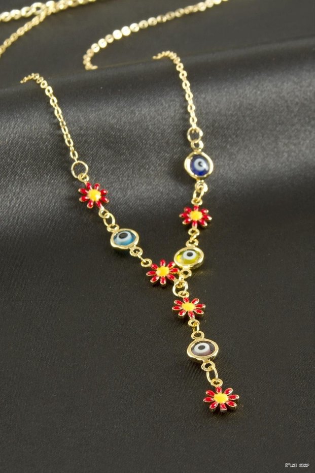 ILKESTOR Daisy Nazar Gemstone Y (204258) Necklace, Yellow
