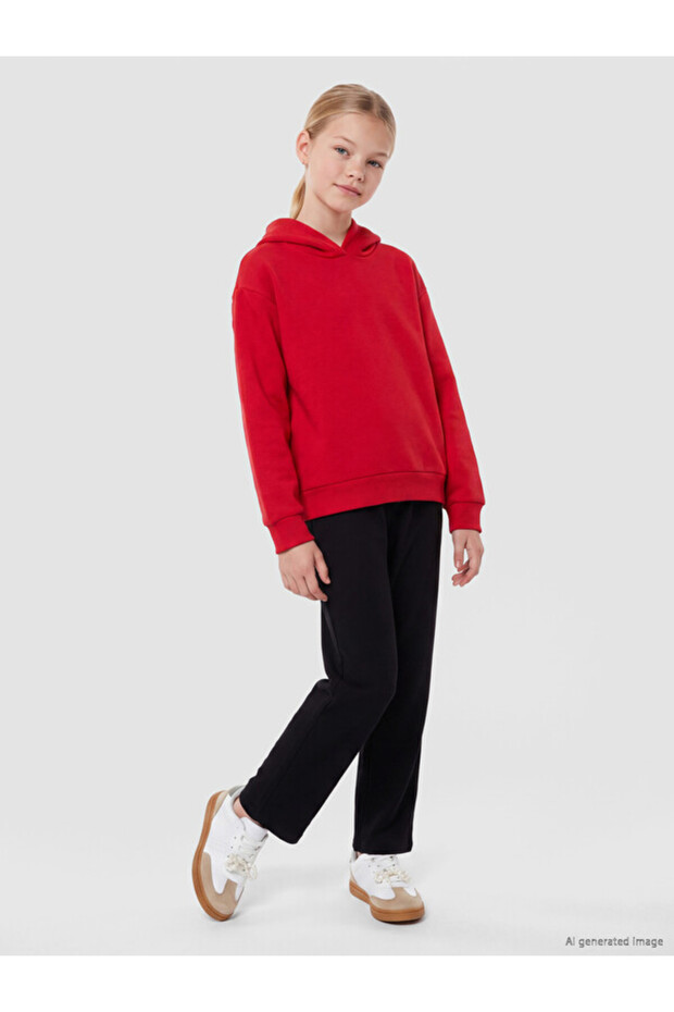 Timeless Clothing & Timeless Choices Wide-Leg Girls' Sweatpants with Drawstring Waist