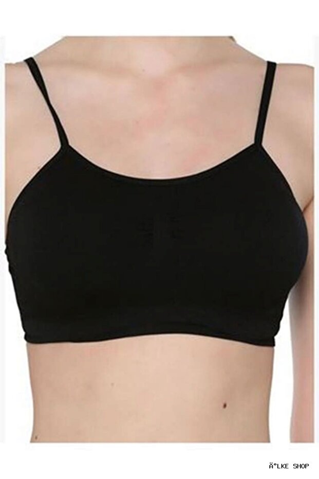 Ilkestor Black Women's Padded Gathering Bra Corset - 706 - (01945) Size L