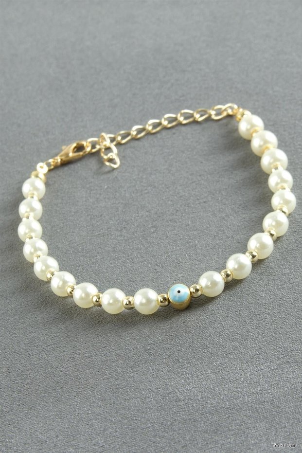 Ilkestor Nazar İnci (160047) Bracelet White