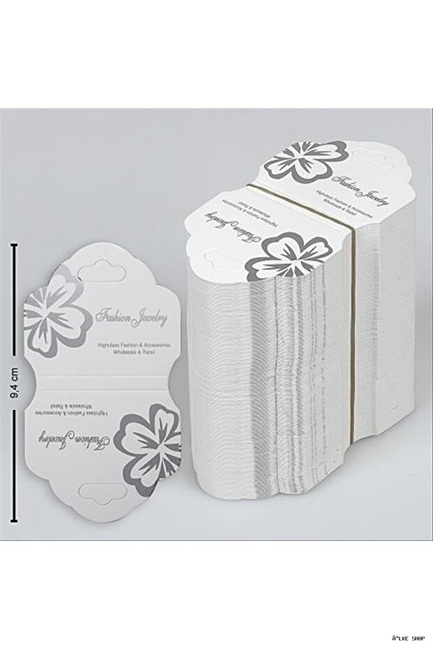 Ilkestor Floral Necklace Card (233207) White Standard