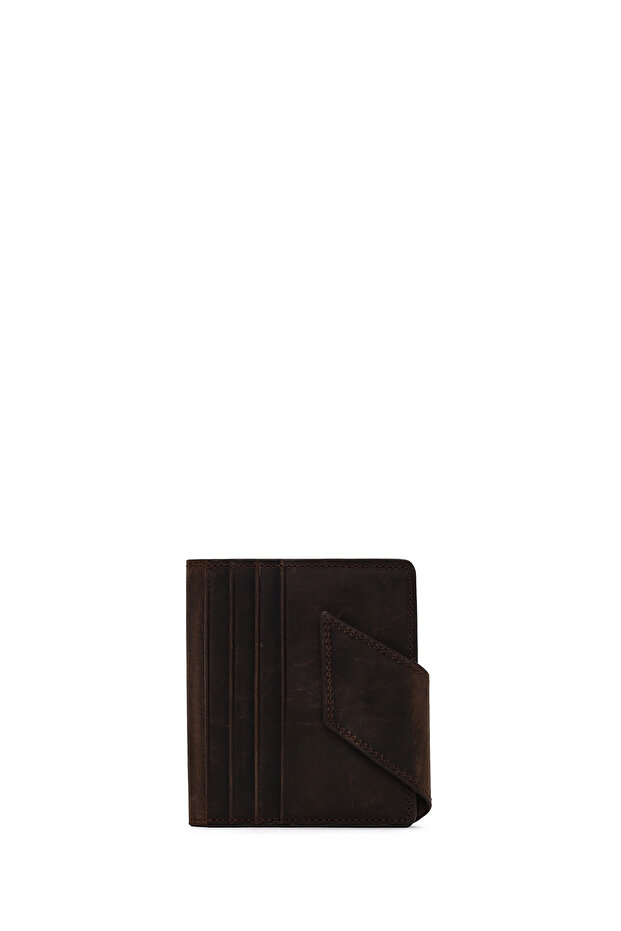 Men's Brown Card Holder 000A2D3138Cr