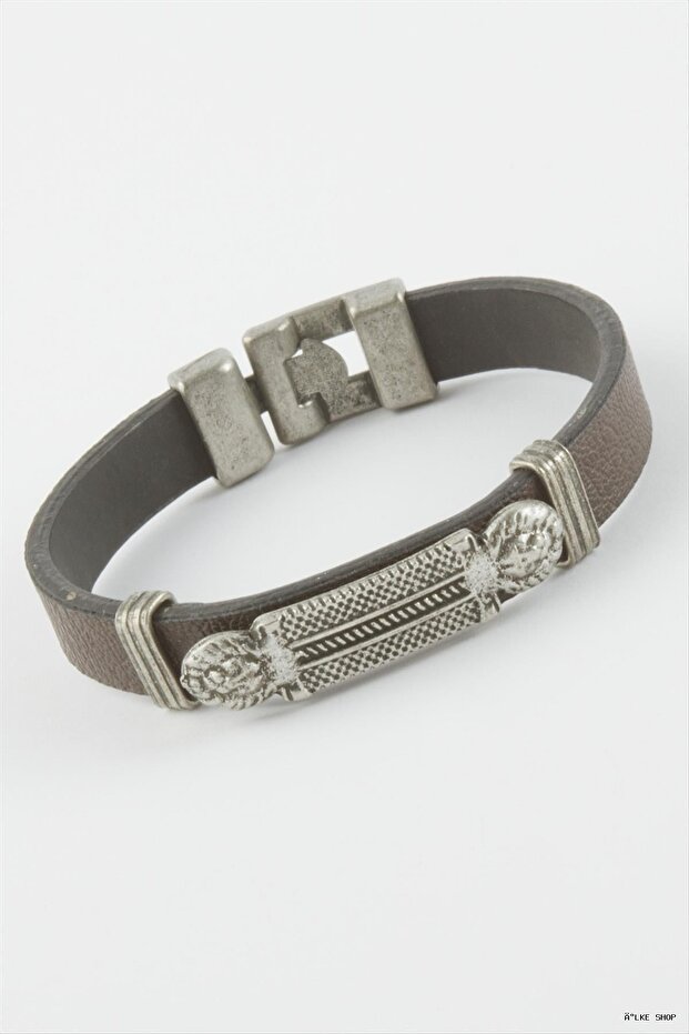 Ilkestor Lion Faux Leather (22420) Bracelet Brown