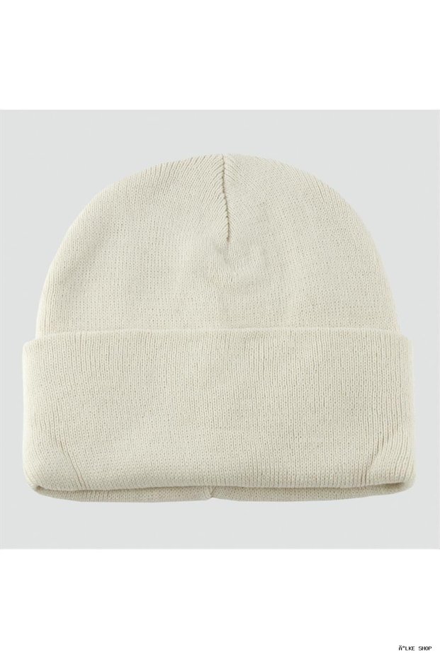 Ilkestor Double Layer 1St Quality Colorful Beanie - Beanie Gloves - (141537) Powder Color