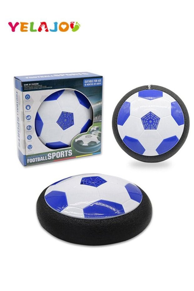 USB Rechargeable Hover Soccer Ball with LED Lights and Foam Bumper,Kids Air Power Soccer Toy for Indoor Games