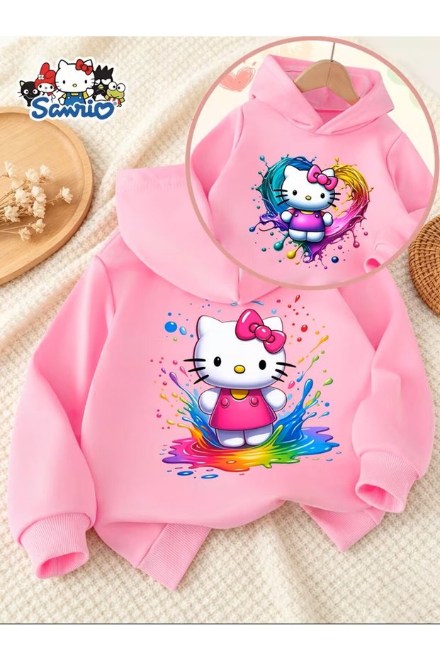 Girls' Outerwear Fashionable Hooded Sweatshirt for Fall and Winter, Comfortable and Easy Casual Trend Style, Suitable for Daily Outings and Athletic Long Sleeve Top