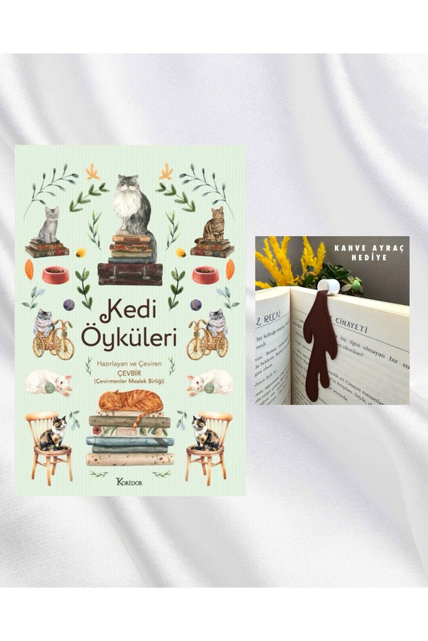 Cat Stories / Paperback / Paperback with Pouring Coffee Figure Bookmark Gift