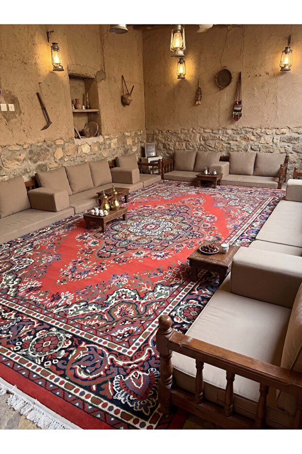 سجاد أفراح بشاير من سجادتي, نقشة بهاء الأحمر ,تصميم تراثي أنيق واستخدامات متعددة, 160×230 سم