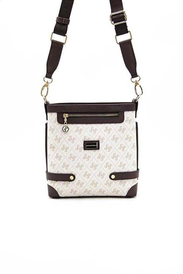 Beige - Brown Nv1120 Women's Crossbody Bag