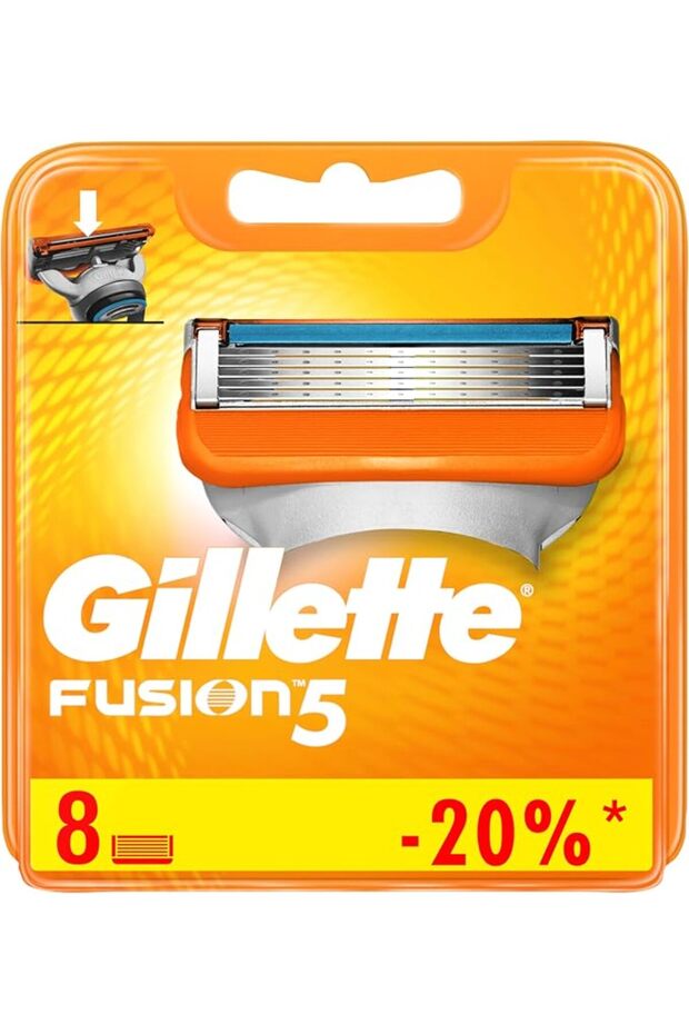 Fusion Manual Replacement Blades, 8 CARTRIDGES