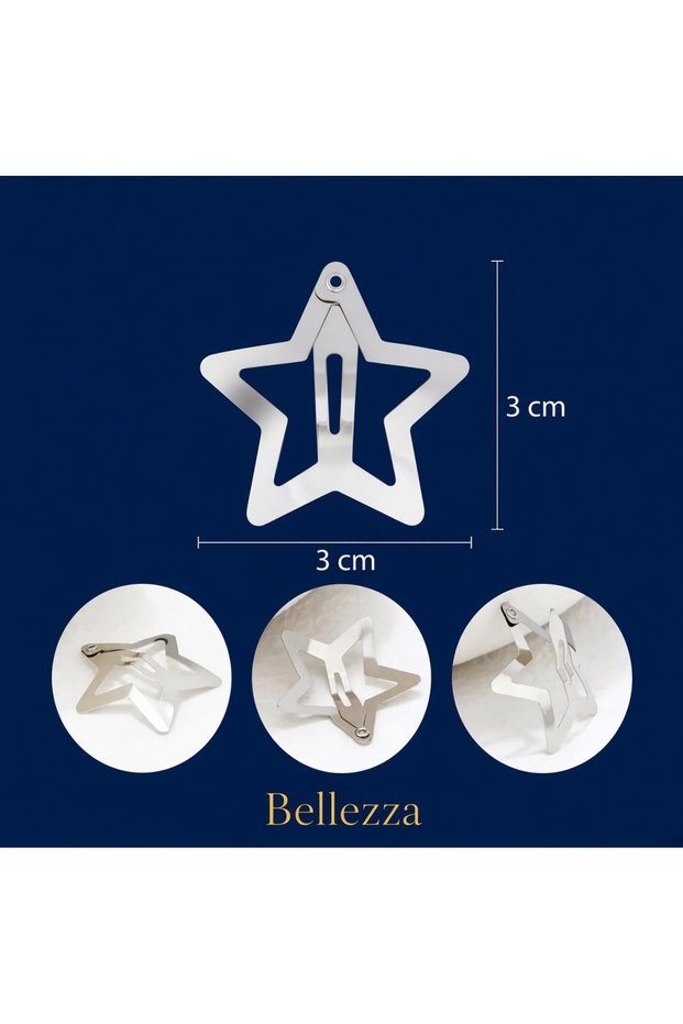 Star Figured Metal Snap Buckle (3X3 cm) – DIY & Hobby Buckle Base