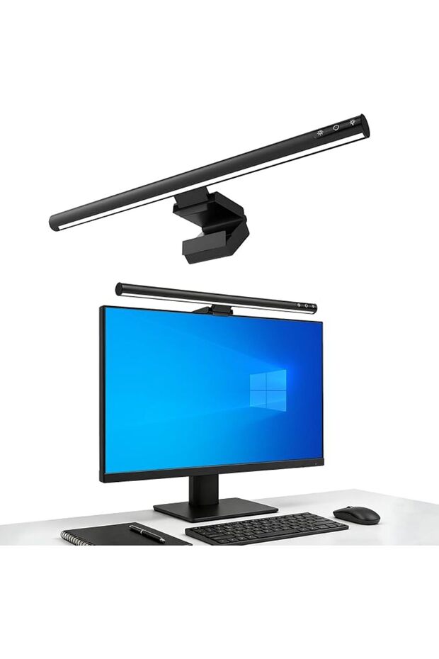 NAFAS Computer Monitor Light Bar Intelligent Human Body Sensing Task Lamp, Touch Control, Dimmable 3
